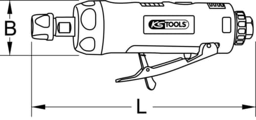 KS Tools Druckluft-Stabschleifer