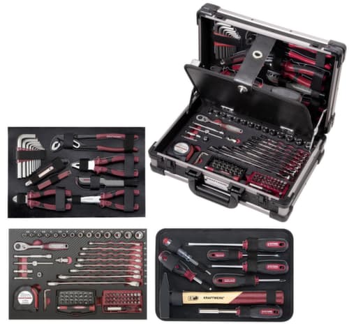 KRAFTWERK® 123-t. Profi-Alu-Werkzeugkoffer KW