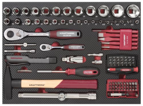 KRAFTWERK® 263-t. Profi-Alu-Werkzeugkoffer KW