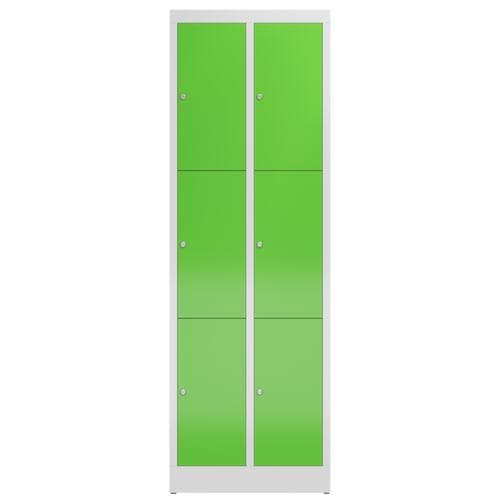 Schließfachschrank ClassiX, 6 Fächer