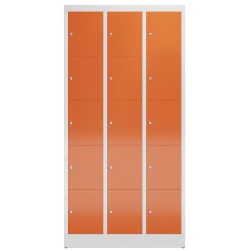 Schließfachschrank ClassiX, 15 Fächer