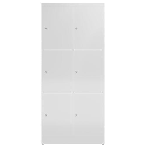 Schließfachschrank ClassiX, 6 Fächer
