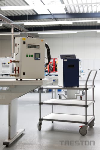 Treston ESD-Tischwagen 1000x530 mm, Traglast 150 kg, 2 Etagen