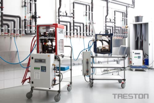 Treston ESD-Tischwagen 1000x530 mm, Traglast 150 kg, 2 Etagen