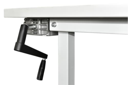 Höhenverstellung per Kurbel für Packtisch Classic  für Packtisch