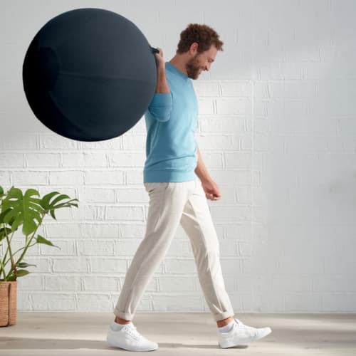 Leitz Sitzball Ergo Cosy, Sitz samtgrau
