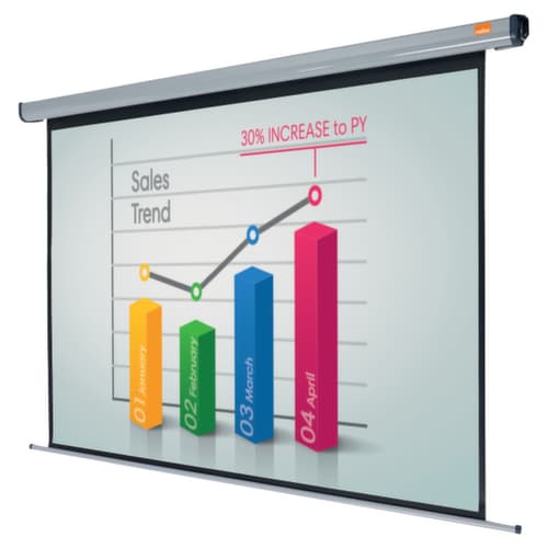 nobo Elektrische Rolloleinwand