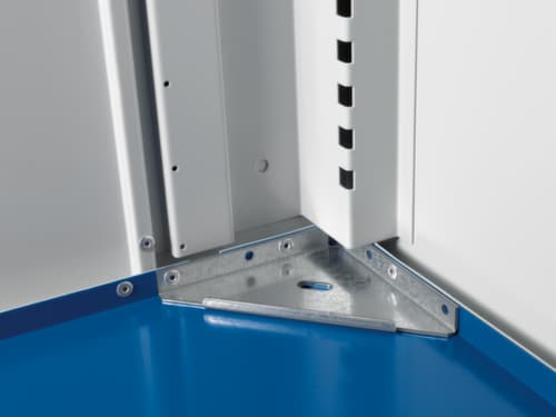 bott Systemschrank cubio mit Lochplattentüren, 9 Schublade(n)