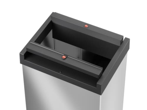 Hailo Abfallbehälter Big-Box Swing L mit selbstschließendem Schwingdeckel, 35 l