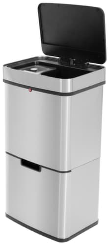 Hailo Mültrenner ÖKO VARIO XL mit Sensordeckel und Schubfach, Inhalt 2 x 25 l/ 1 x 4 l