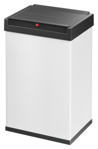 Hailo Abfallbehälter Big-Box Swing L mit selbstschließendem Schwingdeckel, 35 l, weiß