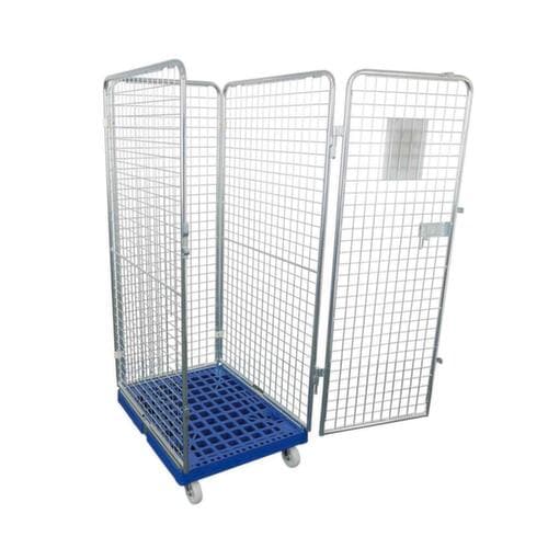 Sicherheitsrollbehälter rolltainer®, Traglast 500 kg, Länge x Breite 870 x 682 mm