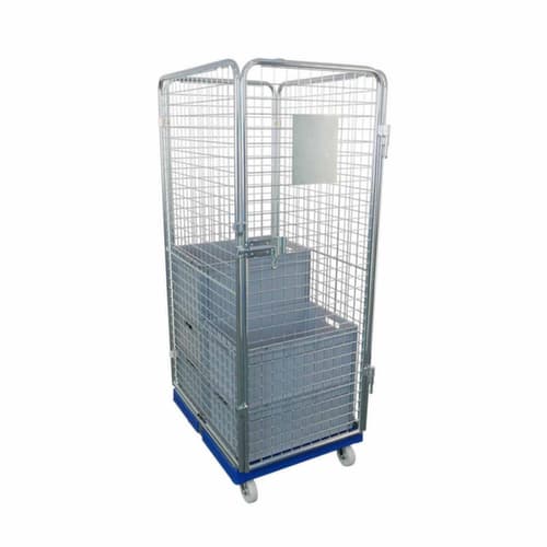 Sicherheitsrollbehälter rolltainer®, Traglast 500 kg, Länge x Breite 870 x 682 mm