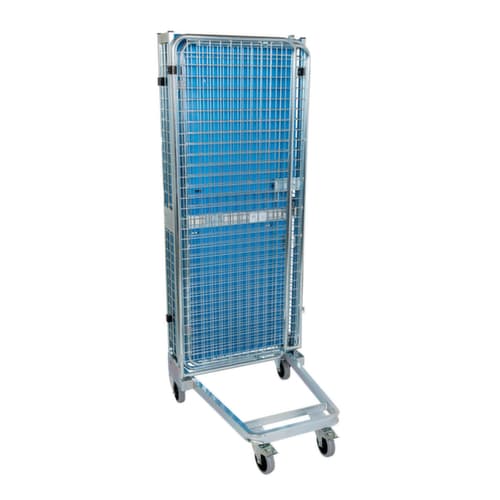 Nestbarer Sicherheitsrollbehälter nestainer®, Traglast 500 kg, Länge x Breite 880 x 725 mm