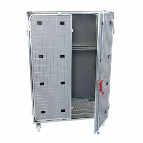 Sicherheitsrollbehälter, Traglast 500 kg, Länge x Breite 1200 x 800 mm