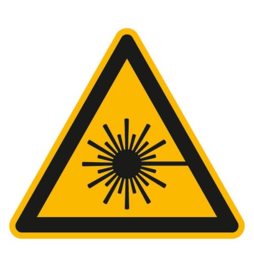 Warnschild SafetyMarking® vor Laserstrahl