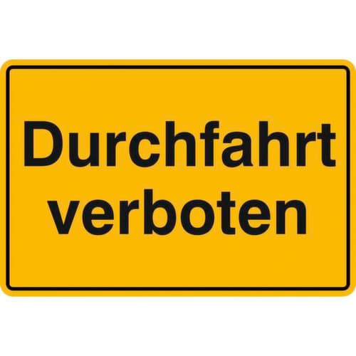 Verbotsschild SafetyMarking®, "Durchfahrt verboten"