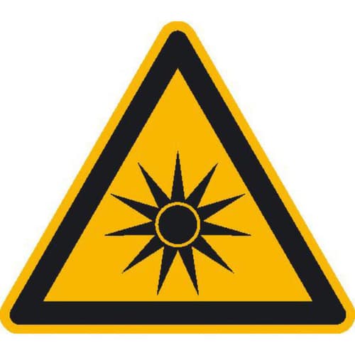 Warnschild PROTECT vor optischer Strahlung