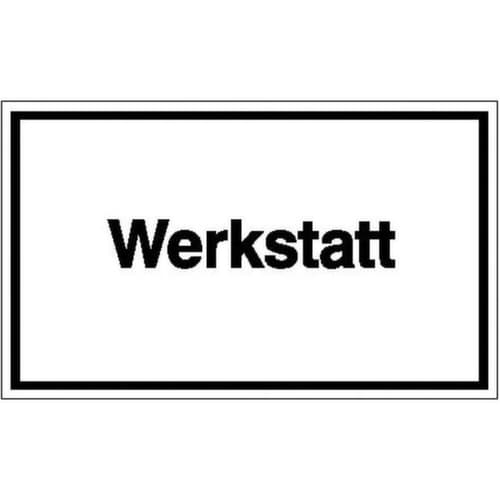 Hinweisschild SafetyMarking®, "Werkstatt"