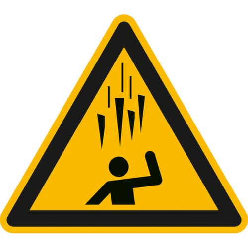 Warnschild SafetyMarking® vor herabfallenden Eiszapfen