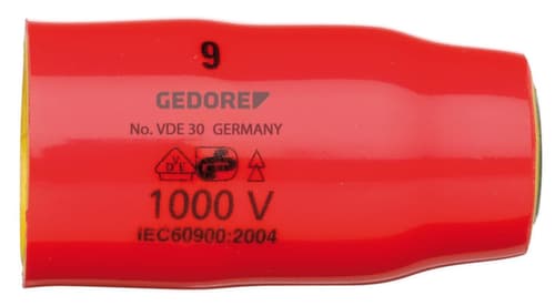 GEDORE VDE 30 14 VDE-Steckschlüsseleinsatz 3/8" 6-kant 14 mm