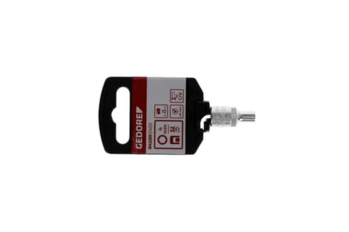 GEDORE R41000403 Steckschlüsseleinsatz 1/4" 6-kant 4 mm Länge 25 mm
