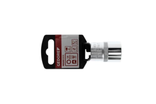 GEDORE R61001906 Steckschlüsseleinsatz 1/2" 6-kant 19 mm Länge 38 mm