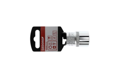 GEDORE R61002006 Steckschlüsseleinsatz 1/2" 6-kant 20 mm Länge 38 mm