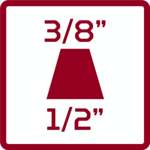 GEDORE R67131002 Reduzier-/Vergrößerungs-Adaptersatz 6in2 2-teilig