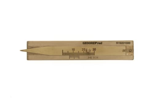 GEDORE R19201000 Reifenprofil-Tiefenmesser Messing