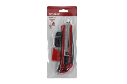 GEDORE R93200025 Cuttermesser 5 Klingenbreite 25 mm mit Clip