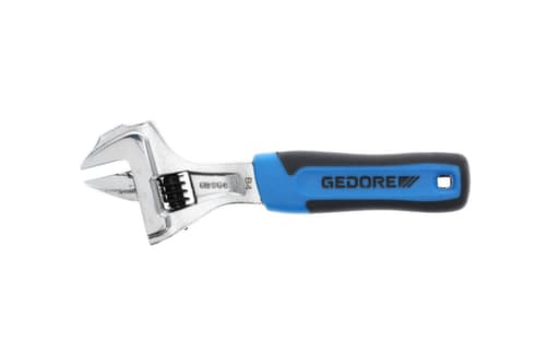 GEDORE 60 S 6 JC Einmaulschlüssel 6" verstellbar verchromt 2K-Griff