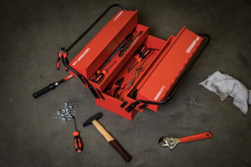 GEDORE RED R20600073 Werkzeugkasten 5 Fächer 535x225x330 mm