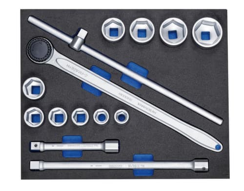 GEDORE 2005 CT3-32 Steckschlüssel-Sortiment 3/4" in Check-Tool-Modul