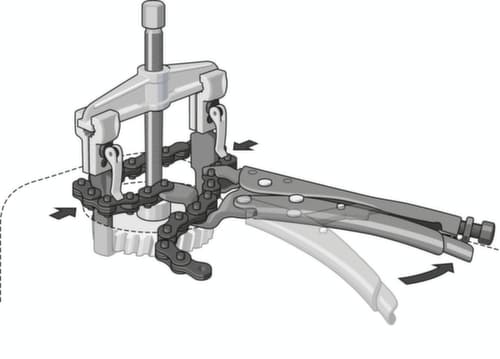 GEDORE 136 K-105 Ketten-Gripzange