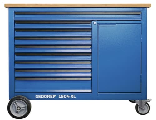 GEDORE 1504 XL 1710 Rollwerkbank 1,25 m breit