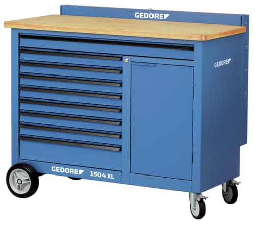 GEDORE 1504 XL 1710 Rollwerkbank 1,25 m breit