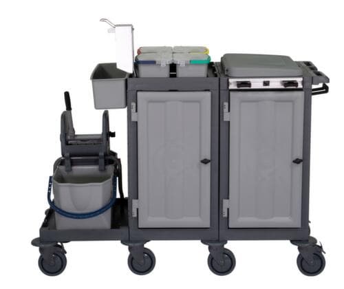 Geschlossener Reinigungswagen VariX - Press, 4x6 l Eimer