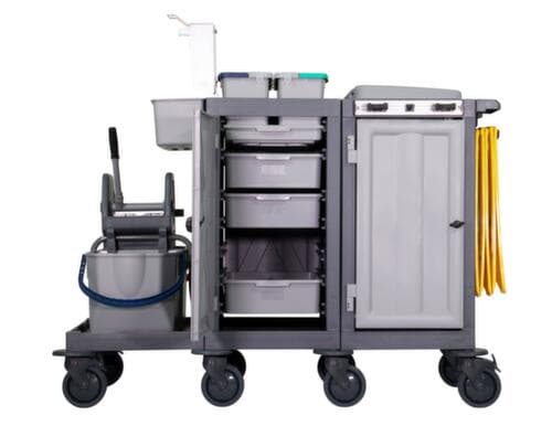 Geschlossener Reinigungswagen VariX - Press, 4x6 l Eimer