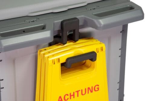 Geschlossener Reinigungswagen VariX, 4x6 l Eimer