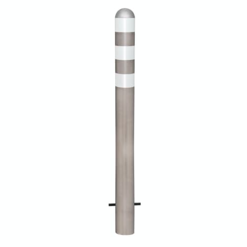 Moravia Edelstahl Schutzpoller CITY für Ladesäule, Höhe 1200 mm, Zum Einbetonieren