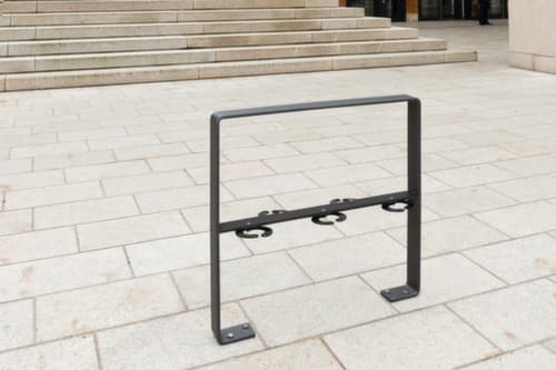 Moravia Fahrrad-Anlehnbügel CITY GILA aus Flachstahl