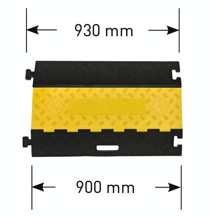 Moravia Kabelbrücke MORION, Breite 590 mm, gelb/schwarz