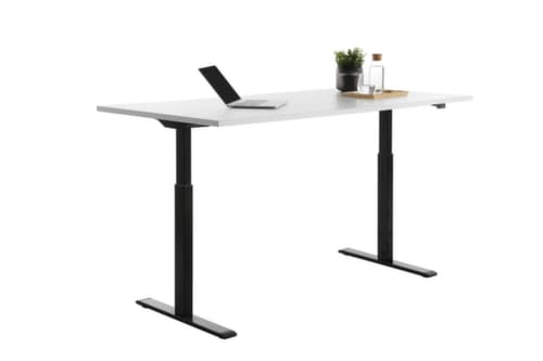 Topstar Elektrisch höhenverstellbarer Schreibtisch E-Table Smart mit T-Fußgestell