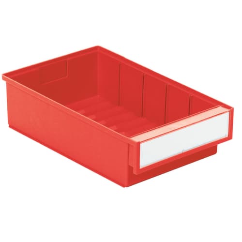 Treston Kleines Lagermagazin, 8 Schublade(n), RAL7035 Lichtgrau/rot