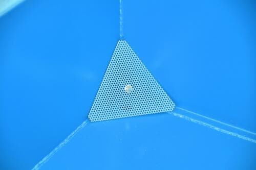 Bauer Späne-Kippbehälter mit Abrollmechanismus