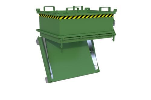 Bauer Mini-Klappbodenbehälter MSB 250 in RAL6011 Resedagrün