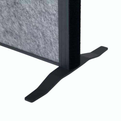MAUL Stellwand-Tafel MAULconnecto, Höhe x Breite 1800 x 1000 mm, Wand dunkelgrau/hellgrau
