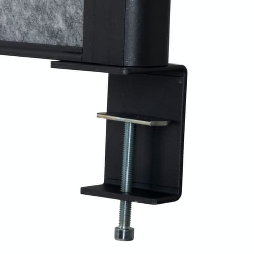 MAUL Tischtrennwand MAULconnecto, Höhe x Breite 515 x 1200 mm, Wand dunkelgrau