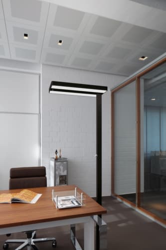 MAUL LED-Stehlampe MAULjuvis mit Bewegungs- und Lichtsensor, Licht neutralweiß, schwarz
